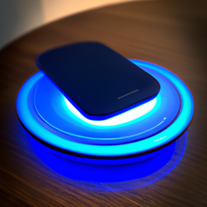  Wireless Charger with Blue Light Rays
